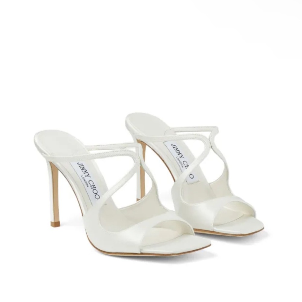 Jimmy Choo
Azia 95mm square-toe sandals
Never worn 
Brand new with dust bag